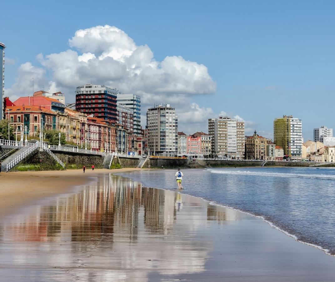 El Primero De Steven - Pegado A Playa De San Lorenzo - Vut-2243-As Gijón Exterior foto